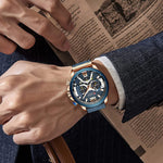 Reloj Curren Blue Chrono (48mm)